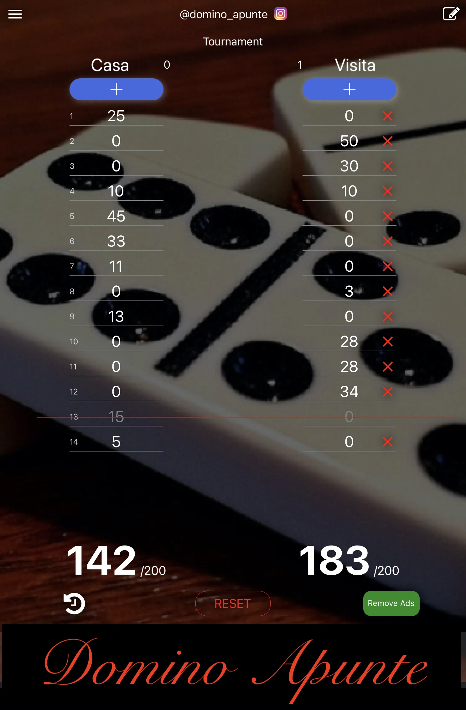 Domino Apunte screenshot