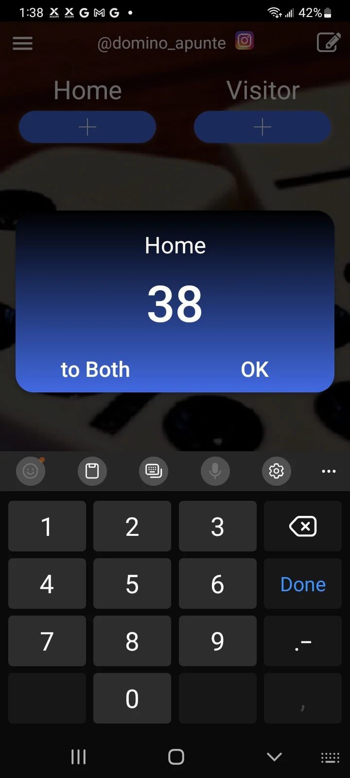 Domino Apunte screenshot