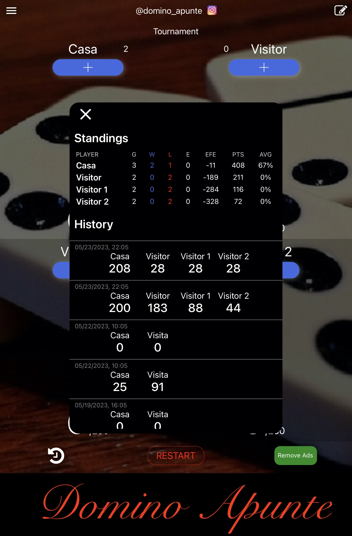 Domino Apunte screenshot